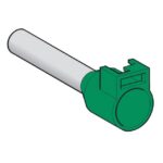Embout de câblage long 6 mm² vert DZ5CA063 – Image 2