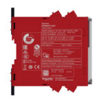Relais de sécurité arrêt d'urgence 24 V AC/DC, configuration visible, vue complémentaire 2