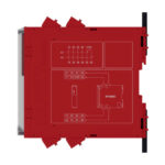 Relais de sécurité arrêt d'urgence 24 V AC/DC, configuration visible, vue complémentaire 3