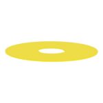 Étiquette non marquée jaune Ø22 Ø60 mm, vue complémentaire 8