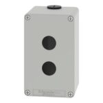 Boîtier métal vide gris 2 trous 22 mm M20, IP65/IP67, vue complémentaire 1