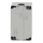 Boîtier métal vide gris 2 trous 22 mm M20, IP65/IP67, vue complémentaire 3