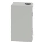Boîtier métal vide gris 2 trous 22 mm M20, IP65/IP67, vue complémentaire 4
