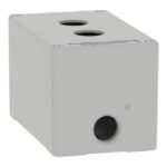 Boîtier métal vide gris 2 trous 22 mm M20, IP65/IP67, vue complémentaire 6