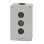 Boîte métal vide 3 trous 22 mm gris M20 XAPD2203 – Image 3