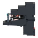 Relais enfichable miniature 24 V CC 6 A 4 RT avec LED, configuration visible, vue complémentaire 4