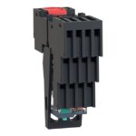 Relais enfichable miniature 24 V CC 6 A 4 RT avec LED, configuration visible, vue complémentaire 5