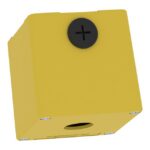 Boîtier métal jaune arrêt d'urgence 1 trou 22 mm, IP65/IP67, vue complémentaire 5