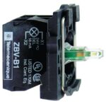 Corps de bouton lumineux Ø22 LED universelle 1F, configuration visible, vue complémentaire 11