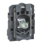 Corps de bouton lumineux Ø22 LED universelle 1F, configuration visible, vue complémentaire 8