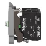 Corps de bouton lumineux Ø22 LED 1NO+1NF ZB4BW0B15 – Image 5