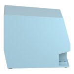 Interrupteur à pied simple avec capot métallique, finition bleu, vue complémentaire 3