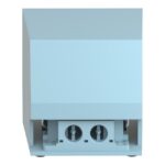 Interrupteur à pied simple avec capot métallique, finition bleu, vue complémentaire 4
