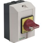 Interrupteur-sectionneur en coffret 3P 16A, configuration visible, vue complémentaire 1