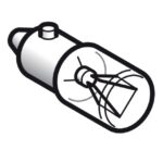 Lampe de signalisation à incandescence BA9s 2,4W, finition blanc, vue complémentaire 7