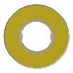 Légende arrêt d'urgence jaune Ø60 mm ZBY9120 – Image 3