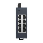 Switch Ethernet non administrable 8 ports cuivre, montage DIN rail (Top hat 35mm), vue complémentaire 5