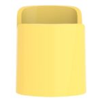 Protection jaune pour bouton d'arrêt d'urgence, configuration visible, vue complémentaire 2