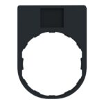 Porte-étiquette standard à graver 30 x 40 mm Ø22 ZBY2101 – Image 7