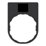 Porte étiquette standard 30x40 mm Ø22 ARRET-MARCHE, finition autre, vue complémentaire 3