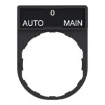 Porte-étiquette 30x40 mm Ø22 AUTO O MAIN ZBY2185 – Image 2