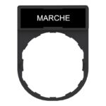 Porte-étiquette standard 30x40 mm Ø22 MARCHE ZBY2103 – Image 2
