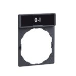 Porte-étiquette Ø22 30 x 40 mm avec étiquette O-I, finition Gris foncé, vue complémentaire 6