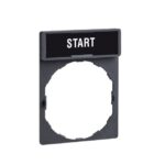 Porte-étiquette Ø22 30x40 mm avec étiquette START ZBY2303 – Image 11