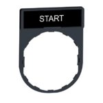 Porte-étiquette Ø22 30x40 mm avec étiquette START ZBY2303 – Image 12