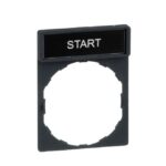 Porte-étiquette Ø22 30x40 mm avec étiquette START ZBY2303 – Image 13