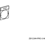 Porte-étiquette Ø22 30x40 mm avec étiquette START ZBY2303 – Image 4