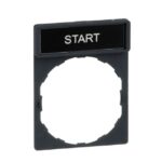 Porte-étiquette Ø22 30x40 mm avec étiquette START ZBY2303 – Image 6
