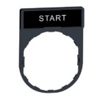 Porte-étiquette Ø22 30x40 mm avec étiquette START ZBY2303 – Image 10
