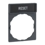 Porte-étiquette standard RESET Ø22 mm ZBY2322 – Image 3
