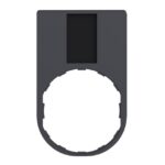 Porte étiquette standard 30 x 50 mm Ø22 à graver ZBY6101 – Image 8