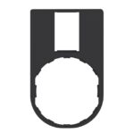 Porte-étiquette standard 30 x 50 mm Ø 22 sans étiquette ZBZ33 – Image 5