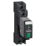 Relais enfichable 24V CC 10A avec LED et bouton test RXG12BD – Image 8