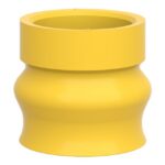 Soufflet silicone jaune pour arrêt d'urgence ZBZ58 – Image 4