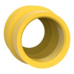 Soufflet silicone jaune pour arrêt d'urgence ZBZ58 – Image 7