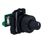 Tête potentiomètre Ø22 4,7 kOhm XB5AD912R4K7 – Image 3