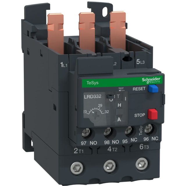 Schneider Automation - TeSys LRD relais de protection thermique moteur - 23-32 A - classe 10A - LRD332
