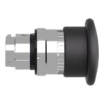 Tête d'arrêt d'urgence pousser-tirer Ø40 noir ZB4BT2 – Image 4