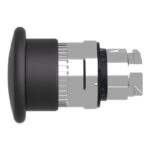 Tête d'arrêt d'urgence pousser-tirer Ø40 noir ZB4BT2 – Image 6