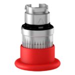 Tête arrêt d'urgence rouge pousser-tirer Ø40 Ø22 ZB4BT84 – Image 7