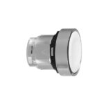 Tête de bouton-poussoir blanc Ø22 mm, configuration visible, vue complémentaire 1