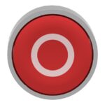 Tête de bouton-poussoir rouge Ø22 arrêt O ZB4BA432 – Image 3