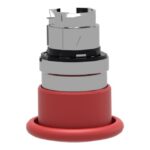 Tête bouton-poussoir rouge champignon Ø40 Ø22 ZB4BC4 – Image 2