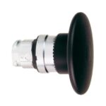 Tête bouton-poussoir champignon noir Ø60 Ø22 ZB4BR2 – Image 2