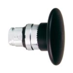 Tête bouton-poussoir champignon noir Ø60 Ø22 ZB4BR2 – Image 3