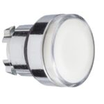 Tête bouton-poussoir lumineux blanc Ø22 mm ZB4BW31 – Image 2